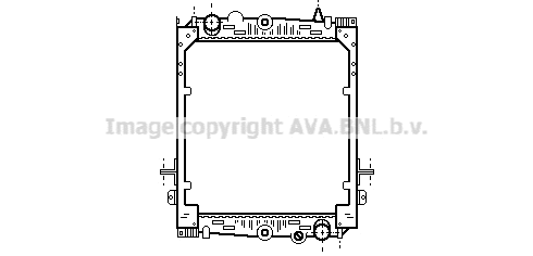 Radiator, engine cooling (DF2052)