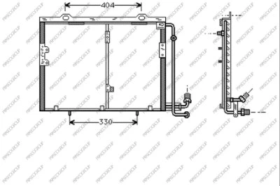 Condenser, air conditioning (ME620C002)