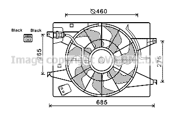 Fan, engine cooling (HY7533)