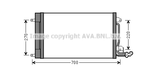 Condenser, air conditioning (STA5038D)