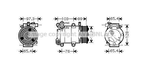 Compressor, air conditioning (FDAK391)