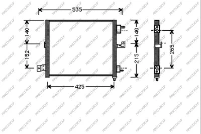 Condenser, air conditioning (HN320C001)