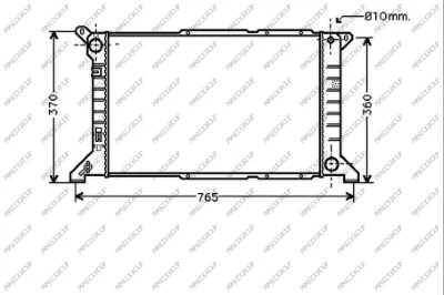 Radiator, engine cooling (FD908R004)