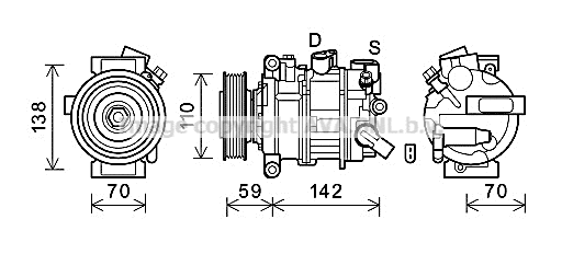 Compressor, air conditioning (AIK401)