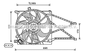 Fan, engine cooling (OL7649)