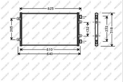 Condenser, air conditioning (FT133C003)