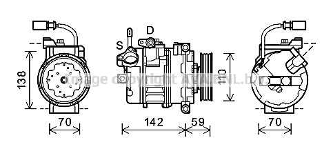 Compressor, air conditioning (AIK340)