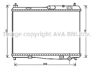 Radiator, engine cooling (FD2440)