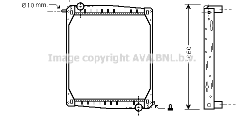 Radiator, engine cooling (SC2012)