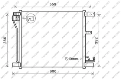 Condenser, air conditioning (DS700C001)