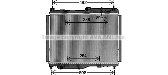 Radiator, engine cooling (FD2681)