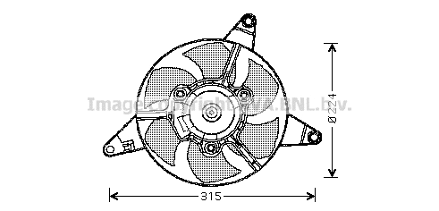 Fan, engine cooling (FT7283)