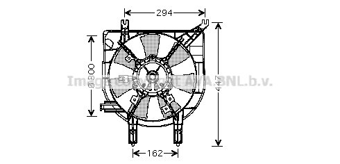 Fan, engine cooling (MZ7531)