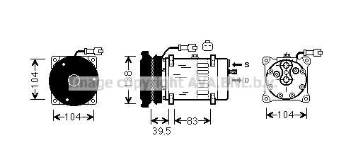 Compressor, air conditioning (CLAK004)