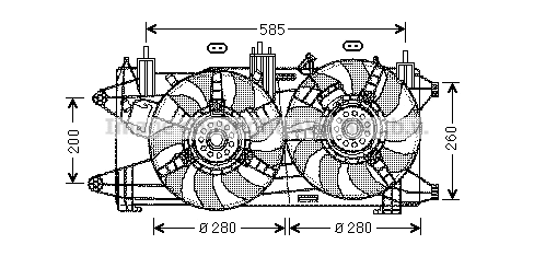 Fan, engine cooling (FT7569)