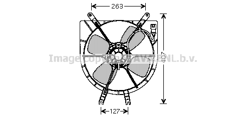 Fan, engine cooling (HD7505)