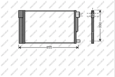Condenser, air conditioning (AA344C003)