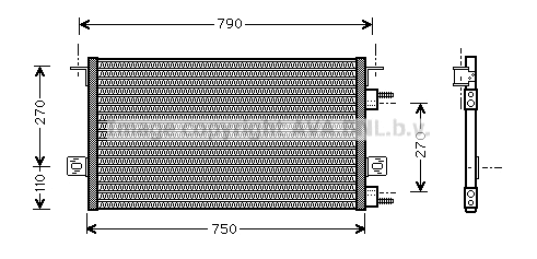 Condenser, air conditioning (CR5037)