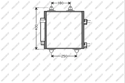 Condenser, air conditioning (CI201C001)