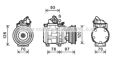 Compressor, air conditioning (TOK619)