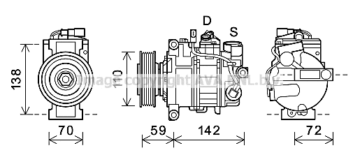 Compressor, air conditioning (AIK396)