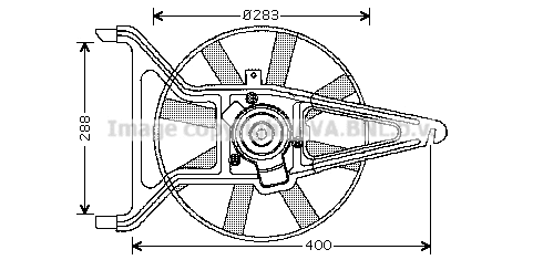Fan, engine cooling (CN7542)