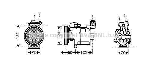 Compressor, air conditioning (DNK306)