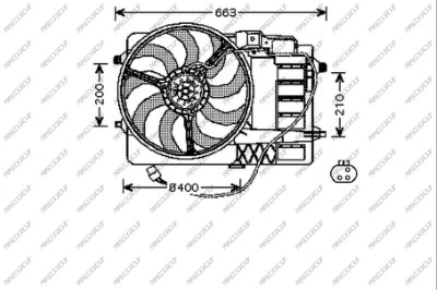 Fan, engine cooling (MN304F002)