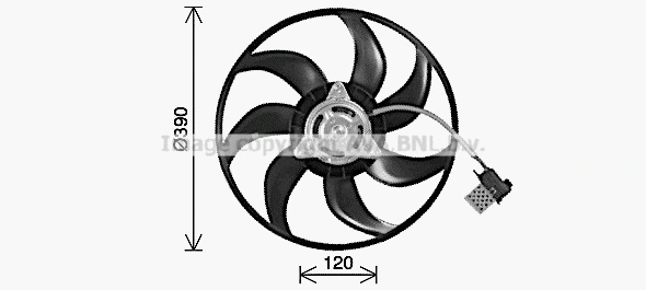 Fan, engine cooling (OL7714)