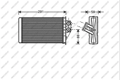 Heat Exchanger, interior heating (PG420H003)