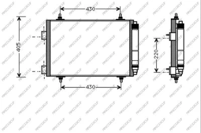 Condenser, air conditioning (PG420C003)