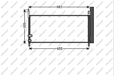 Condenser, air conditioning (TY352C001)