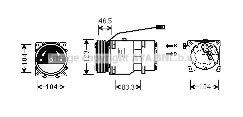 Compressor, air conditioning (CNK257)