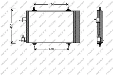 Condenser, air conditioning (CI422C002)
