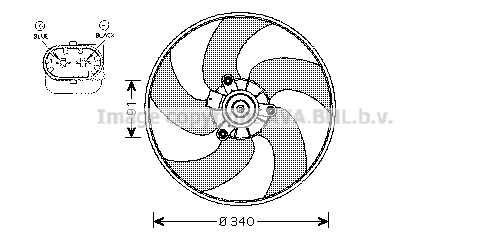 Fan, engine cooling (PE7522)
