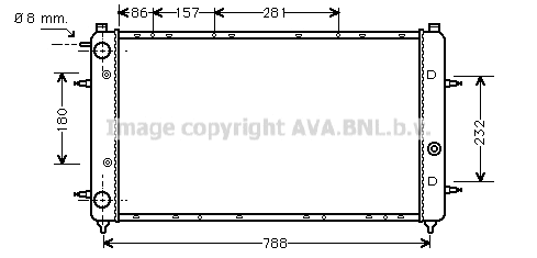 Radiator, engine cooling (VNA2114)