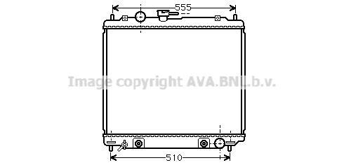 Radiator, engine cooling (MT2138)