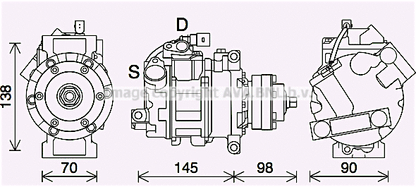 Compressor, air conditioning (AIK423)