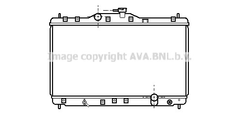 Radiator, engine cooling (HD2073)