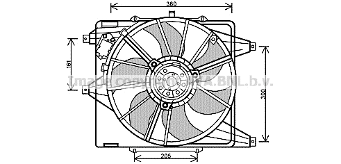Fan, engine cooling (RT7541)