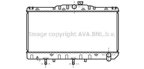Radiator, engine cooling (TO2035)