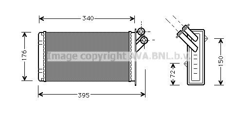 Heat Exchanger, interior heating (CN6129)