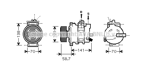 Compressor, air conditioning (AIAK287)