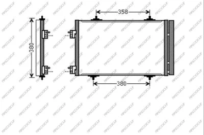 Condenser, air conditioning (CI523C005)