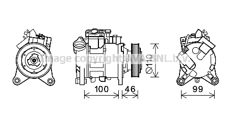 Compressor, air conditioning (BWK489)