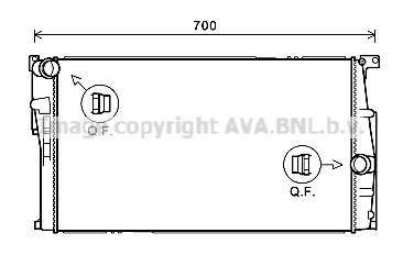 Radiator, engine cooling (BW2455)