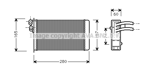 Heat Exchanger, interior heating (AI6141)