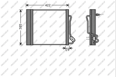Condenser, air conditioning (ME302C001)