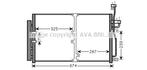 Condenser, air conditioning (OL5425D)
