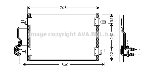 Condenser, air conditioning (AI5175)